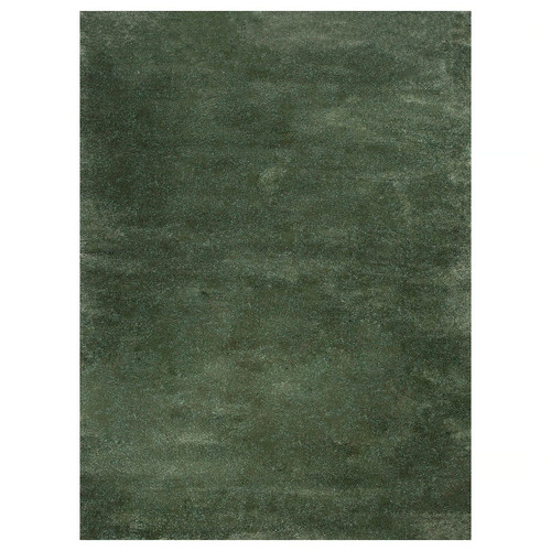 STOENSE Rug, low pile, green, 133x195 cm