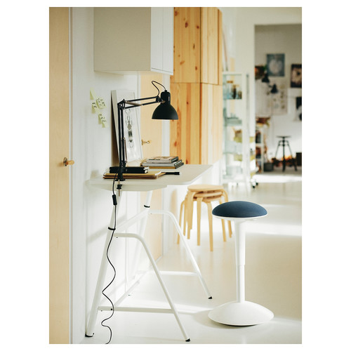 GLADHÖJDEN Desk sit/stand, white, 100x60 cm