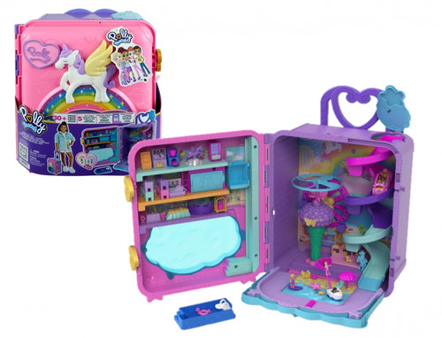 Polly Pocket Pollyville Resort Roll Away Playset HKV43 4+