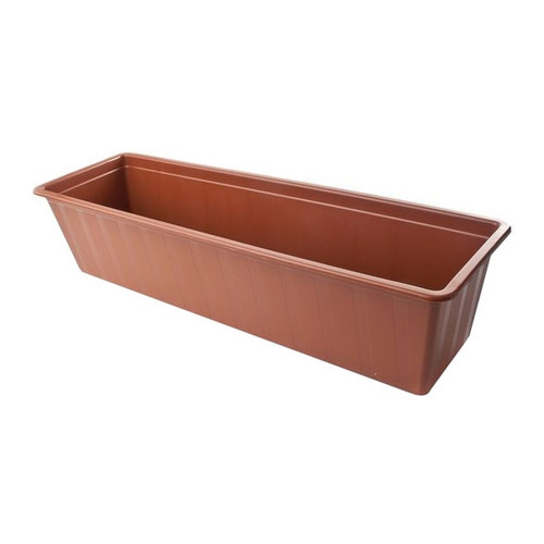 Balcony Plant Pot Box 60 cm, terracotta