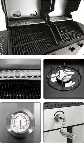 Yato BBQ Grill 2in1 Gas and Charcoal 8.2kW