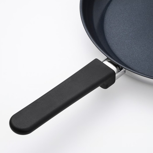 MIDDAGSMAT Frying pan, non-stick coating/stainless steel, 28 cm