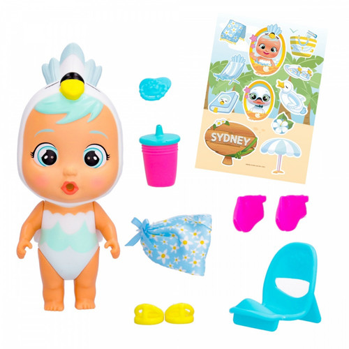 Cry Babies Doll Magic Tears Beach Babies, Sydney 3+