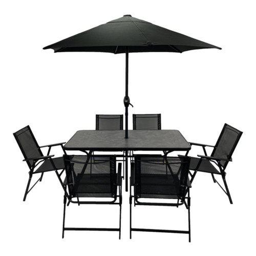 Garden Furniture Set with Umbrella Bahama