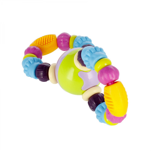 Bam Bam Rattle Beads, assorted colours, 4m+