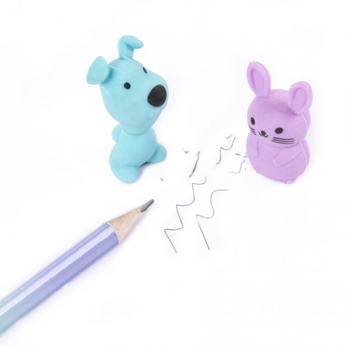 Kidea Erasers Dog & Bunny 2pcs