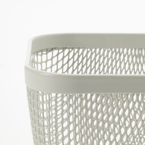 IKEA 365+ Food storage basket, metal/white, 14x14x10 cm