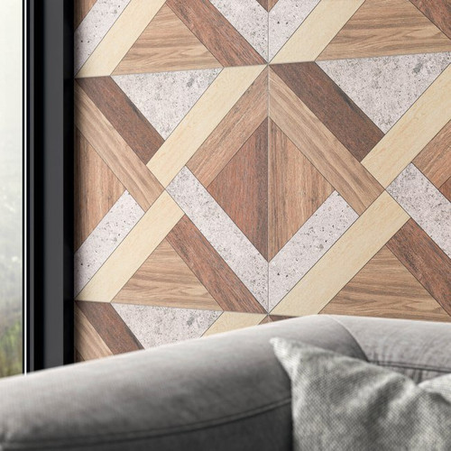 Gres Wall Tile Art Paradyz 60 x 60 cm, wood structure, 1.08 m2