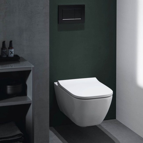Kolo WC Wall-Hung Toilet Bowl Modo Pure, rimless, soft-close seat