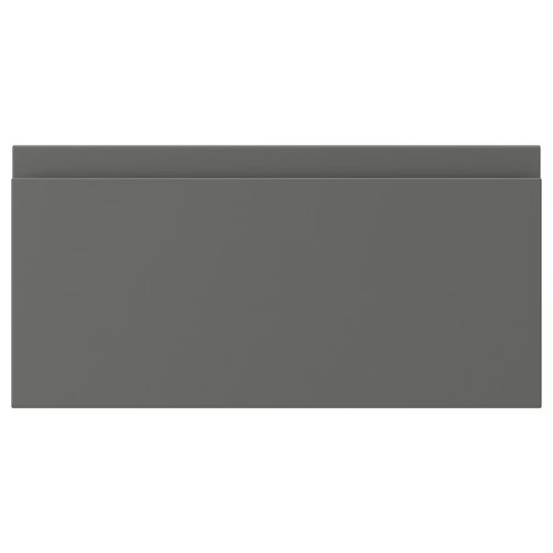 VOXTORP Drawer front, dark grey, 40x20 cm