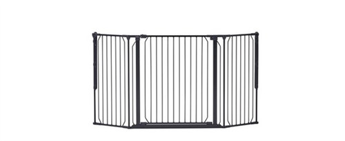 Baby Dan Carl Wide outdoor safety gate, black