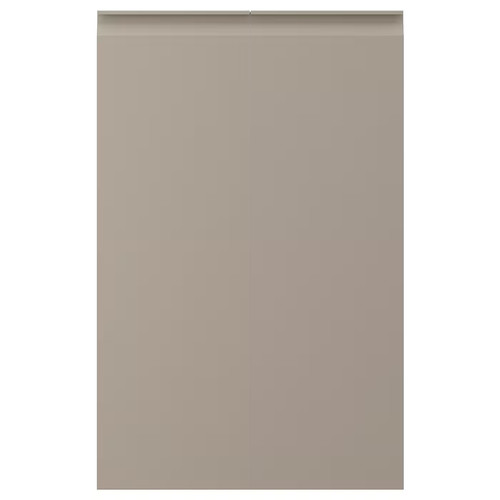 UPPLÖV 2-p door f corner base cabinet set, left-hand/matt dark beige, 25x80 cm