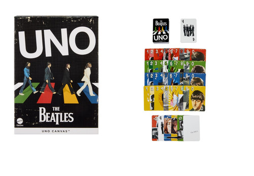 UNO Canvas The Beatles Card Game HYH42 7+