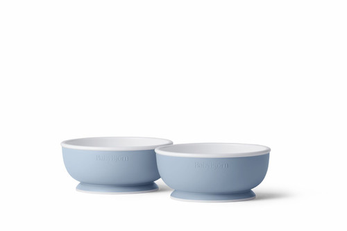 BABYBJORN Baby Bowl, 2-pack, Powder Blue, 6m+