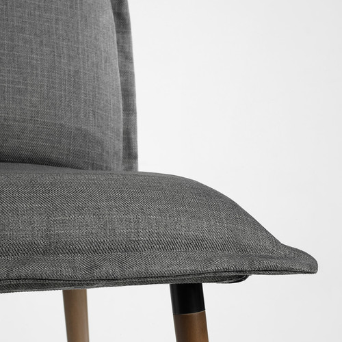 KLINTEN Chair, brown/Kilanda dark grey