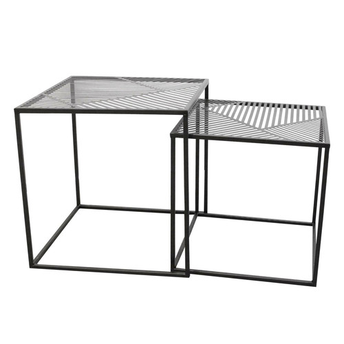 Nesting Tables Set of 2 Intesi Riga S