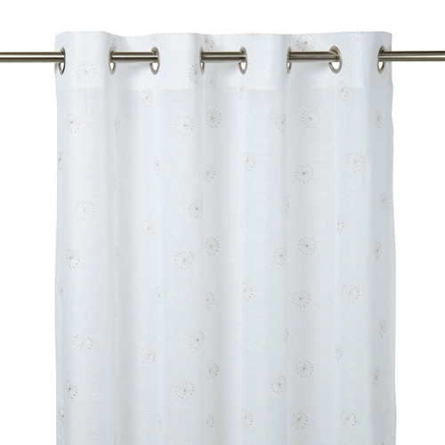 Curtain GoodHome Jaspe 140x260cm, ecru