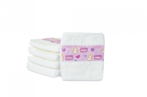 New Born Baby Doll Nappies 5pcs 3+