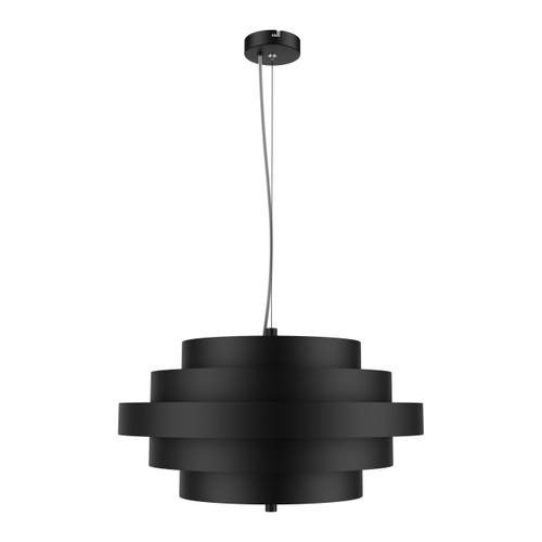 Pendant Lamp GoodHome Euboea E27, matt black