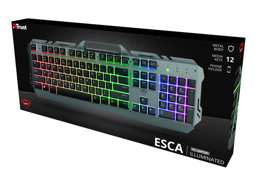 Trust Wired Gaming Keyboard GXT853 ESCA