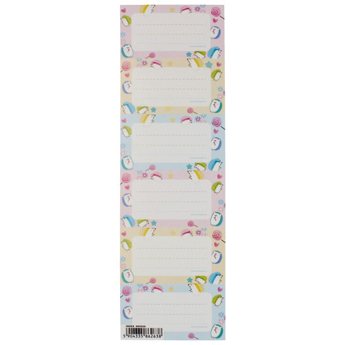 Starpak Label Stickers for Notebooks Pastel 25-pack
