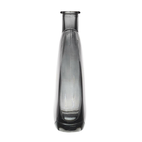 Vase Lerco, glass, smoked