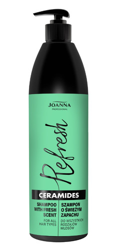 JOANNA Professional Ceramides Shampoo with Fresh Scent for All Hair Types 1l
