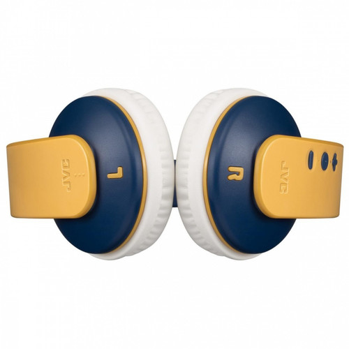 JVC Wireless Headphones for Children HA-KD10, yellow-blue
