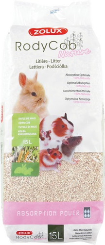Zolux Litter for Rodents RodyCob Nature 15L