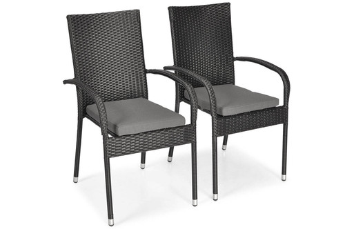 Outdoor Chair MALAGA, black