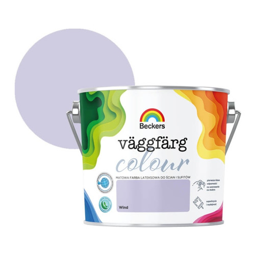 Beckers Matt Latex Paint Vaggfarg Colour 2.5l wind