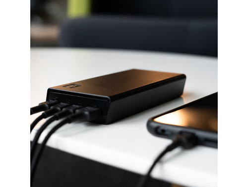 GreenCell Power Bank Powerbank PowerPlay 20S 20000mAh 22.5W 3x USB-C 1x USB-A, black