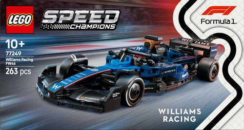 LEGO Speed Champions Williams Racing FW46 F1 Race Car 10+