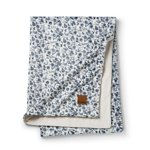 Elodie Details Pearl Velvet Blanket - Garden Leo Toile