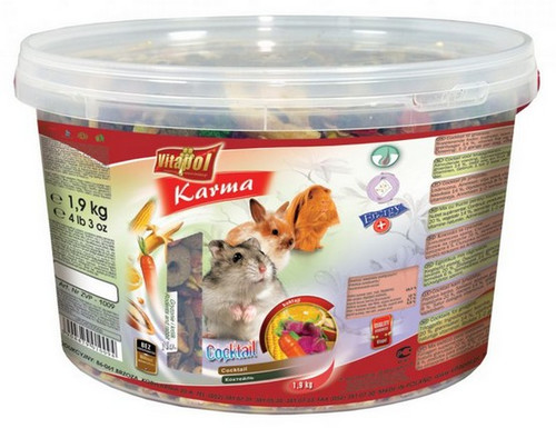 Vitapol Exotic Cocktail Supplementary Food for Rodents & Rabbits 1.9kg