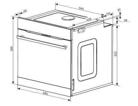 Amica Built-in Cooker CES38319B