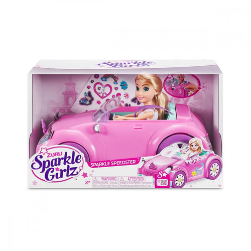 Zuru Sparkle Girlz Doll with Cabrio Car Set 3+