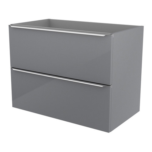 Wall-mounted Basin Cabinet GoodHome Imandra 80cm, grey