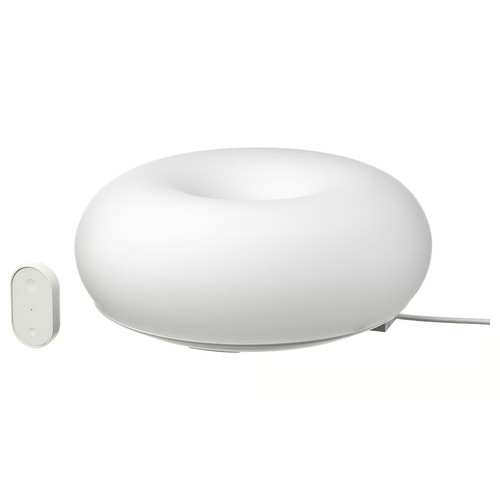 VARMBLIXT LED table/wall lamp, dimmable smart/white glass colour and white spectrum, 30 cm