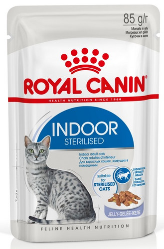 Royal Canin Indoor Sterilised Jelly Cat Wet Food 85g