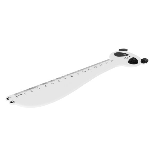 Starpak Plastic Ruler Panda 15cm