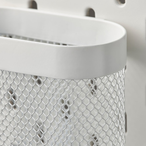 SKÅDIS Storage basket, set of 3, white