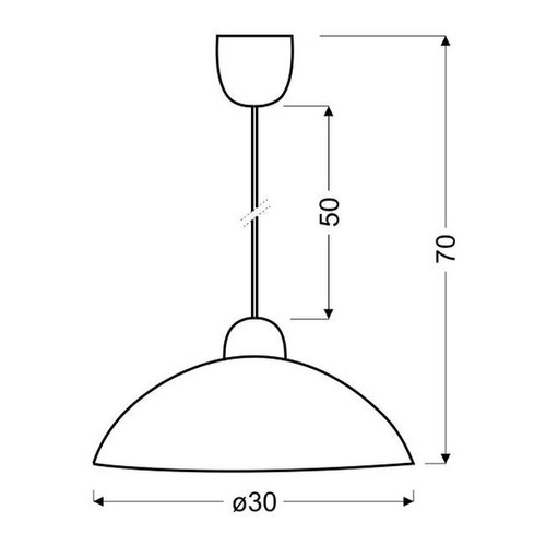 Pendant Lamp Lukrecja 1 x 60W E27
