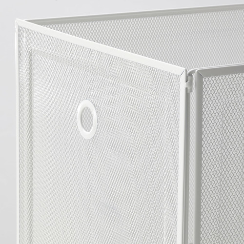 DRÖNJÖNS Storage box, white, 33x37x33 cm