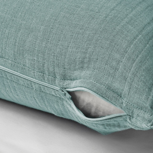 VALLKRASSING Cushion cover, light blue-grey, 50x50 cm