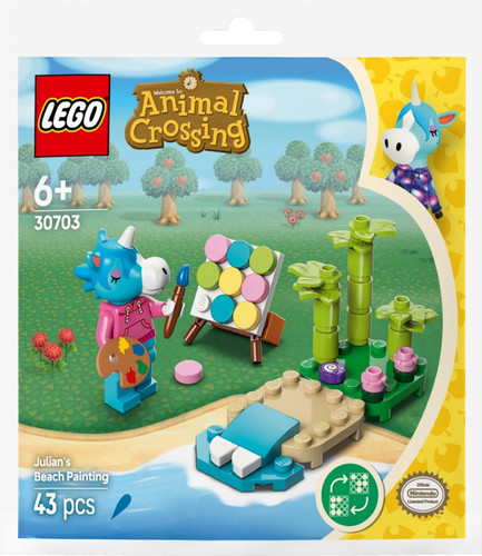 LEGO Animal Crossing Julian's Beach Painting 6+