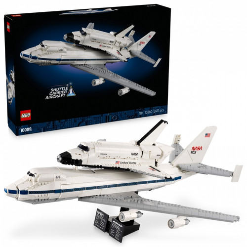 LEGO Icons Shuttle Carrier Aircraft 10360 18+