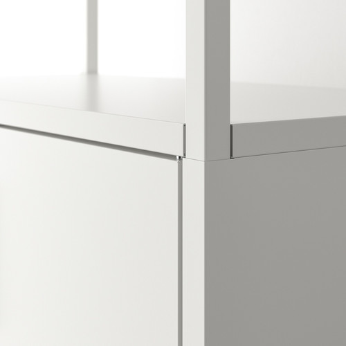 TROTTEN Cabinet combination, white, 140x173 cm