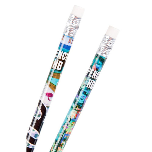 Pencil Set Graffiti 4-pack, assorted patterns