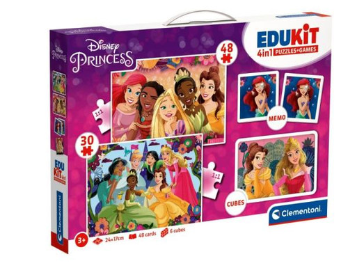 Clementoni Children's Puzzle Disney Princess Edukit 3+
